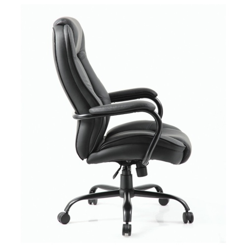 Кресло руководителя Brabix Premium Heavy Duty HD-002 до 200 кг, экокожа, черное 531829 фото 6